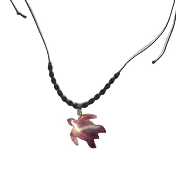 Boho Coral charm of Marine turtle handmade - Picture 3 of 6